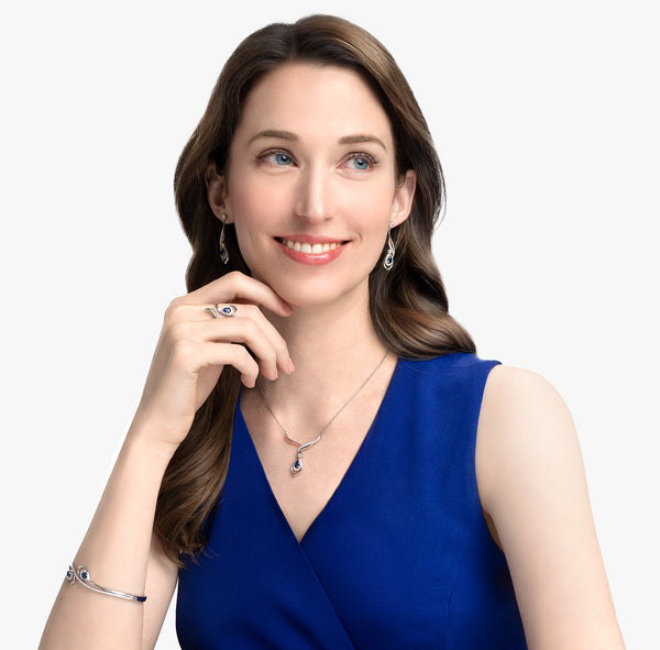 Phoenix Fairies Necklace and Earrings II Modeling - Shen Yun Collections