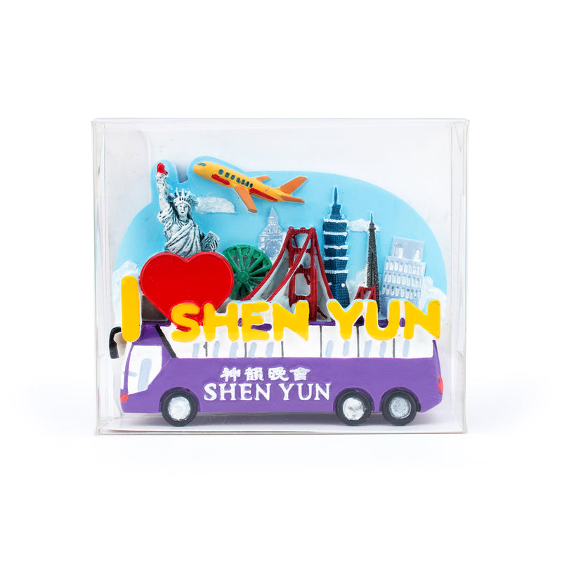 Shen Yun Tour Bus 3D Magnet Package - Shen Yun Collections