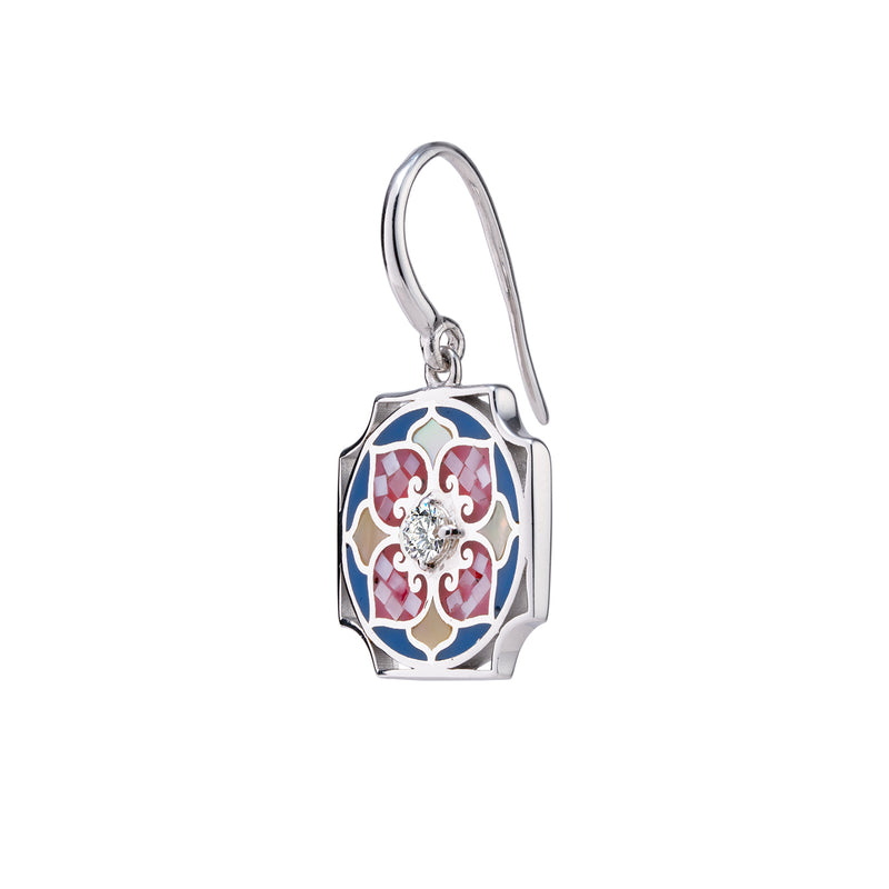 Flora Bliss Earrings Side View - Shen Yun Collections