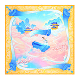 Blue Fan Fairy Scarf