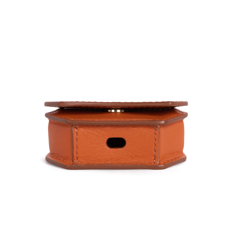 Manchurian Elegance Crossbody Bag Orange Brown