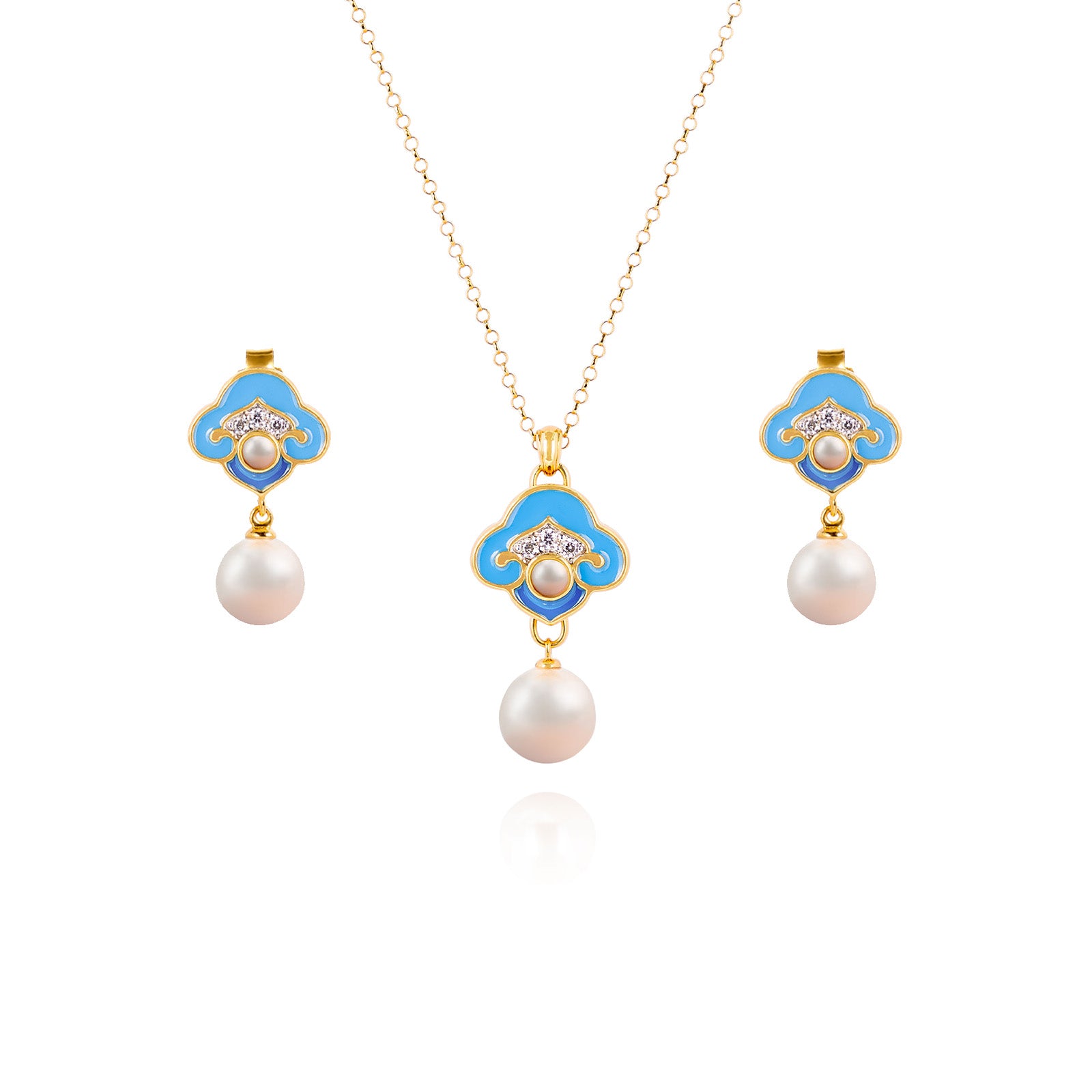 Heavenly Cloud Set Blue