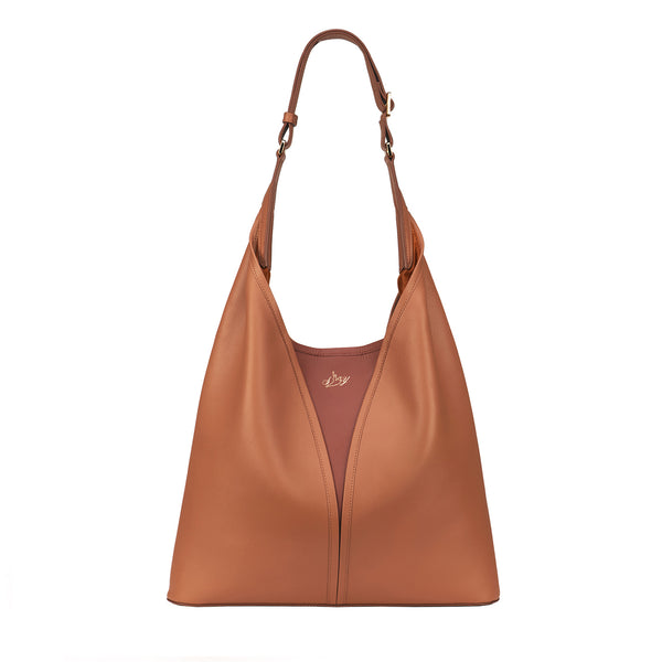 Hanfu Shoulder Bag - Camel - Shen Yun Collections