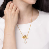 Radiant Fan Necklace Crystal - Shen Yun Collections