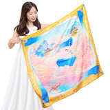 Blue Fan Fairy Scarf