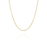Paperclip Chain 18" (Gold Vermeil) - Shen Yun Collections