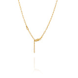 Paperclip Chain 18" (Gold Vermeil) Clasp - Shen Yun Collections