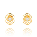 Blissful Ruyi Stud Earrings - Shen Yun Collections