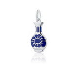 Porcelain Grace Charm Silver