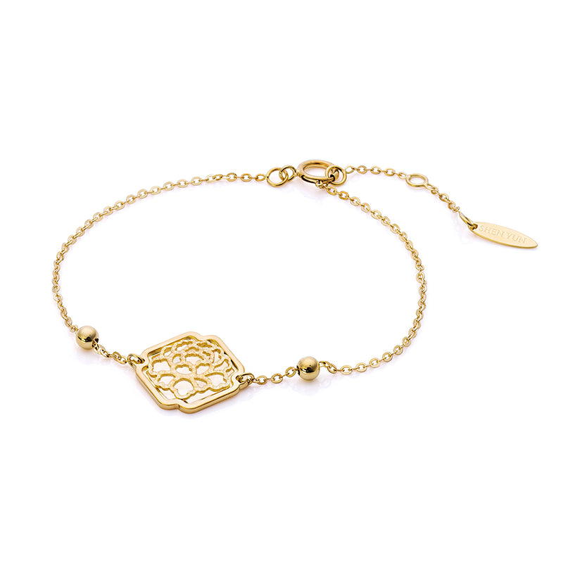 Tang Elegance Bracelet 14kt Yellow Gold - Shen Yun Collections