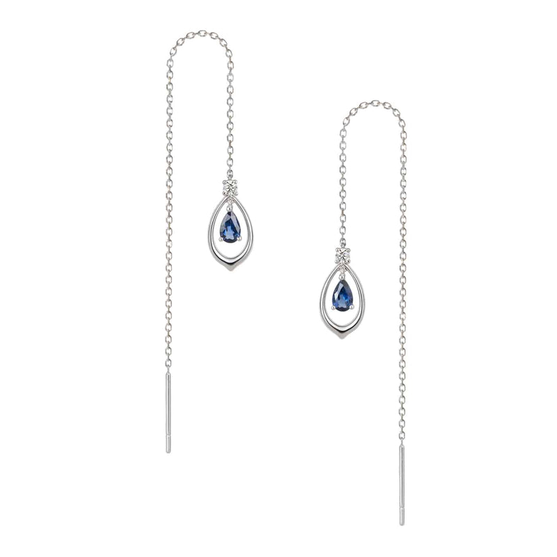 The Heavenly Phoenix Sapphire Earrings | Fine Jewelry Earrings | Shen Yun Shop