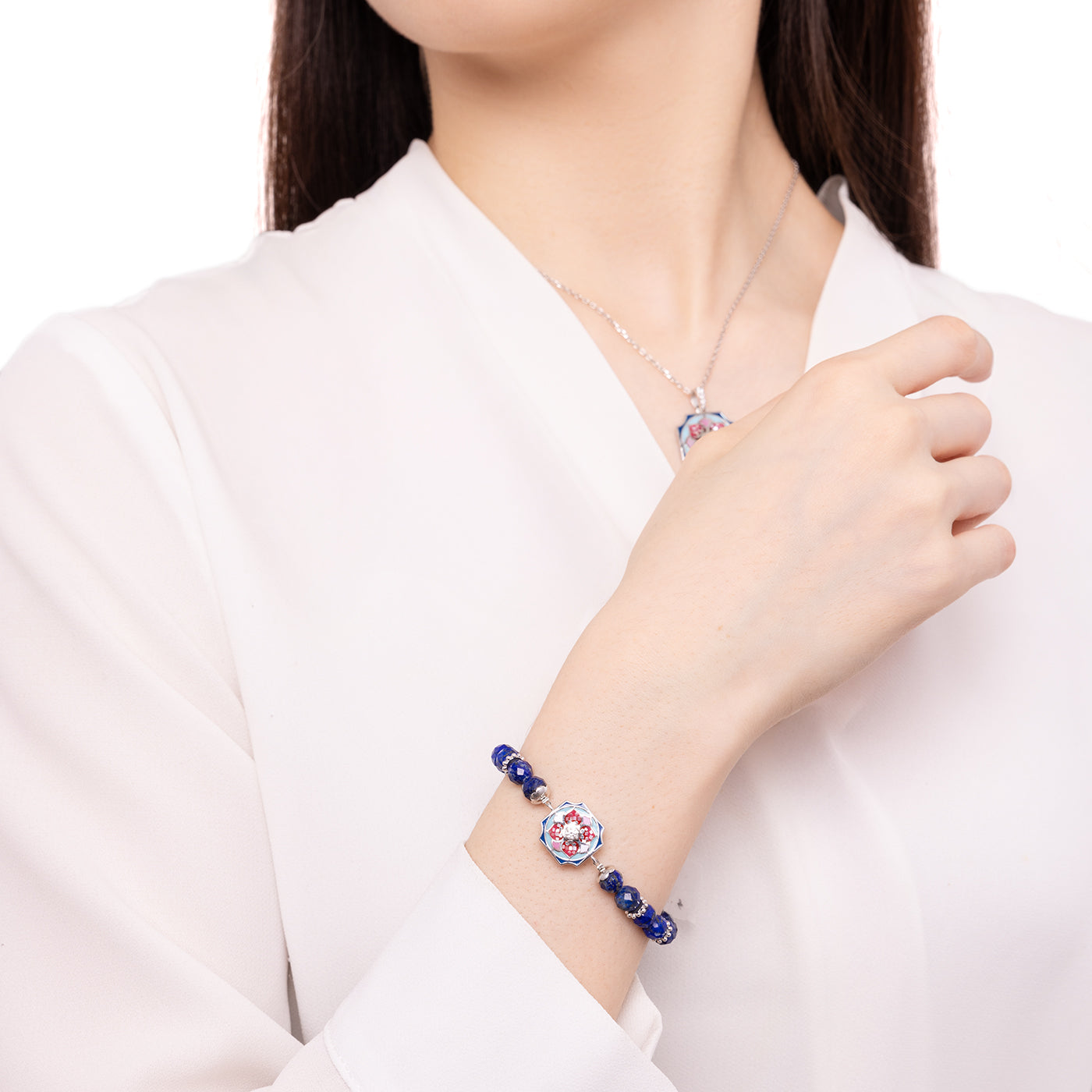 Floral Bliss Bracelet Lapis | Shen Yun Collections