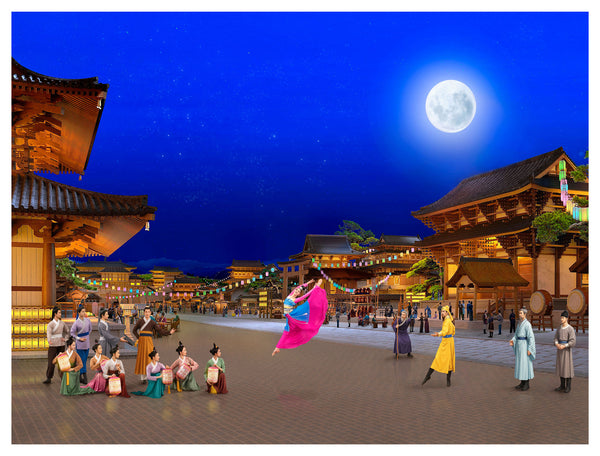 Visiting the Moon Palace Giclée Print
