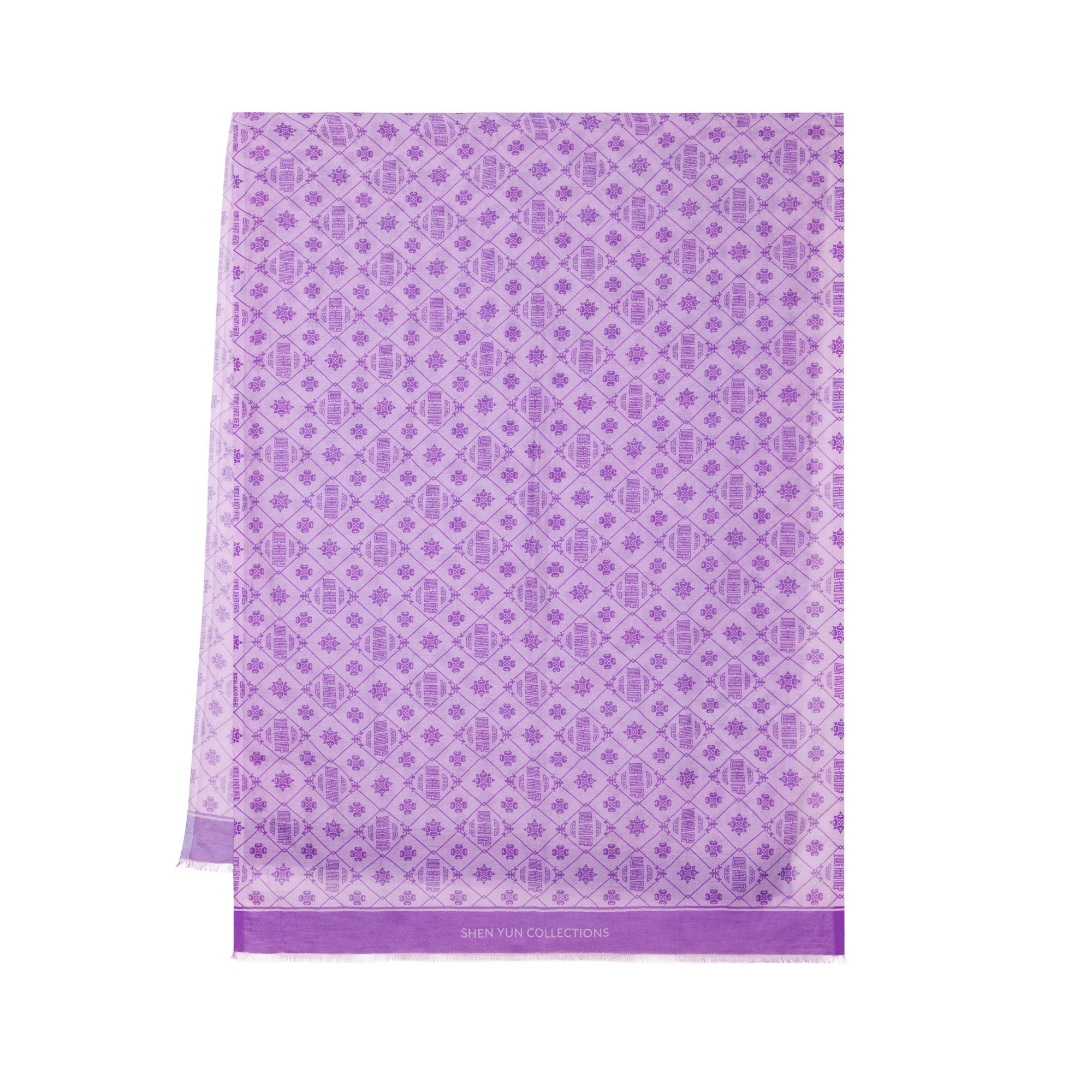 真善忍長巾 淡紫