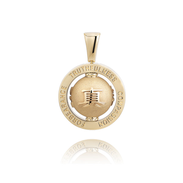 Zhen Shan Ren Timeless Heritage Pendant 18kt Yellow Gold | Shen Yun Collections