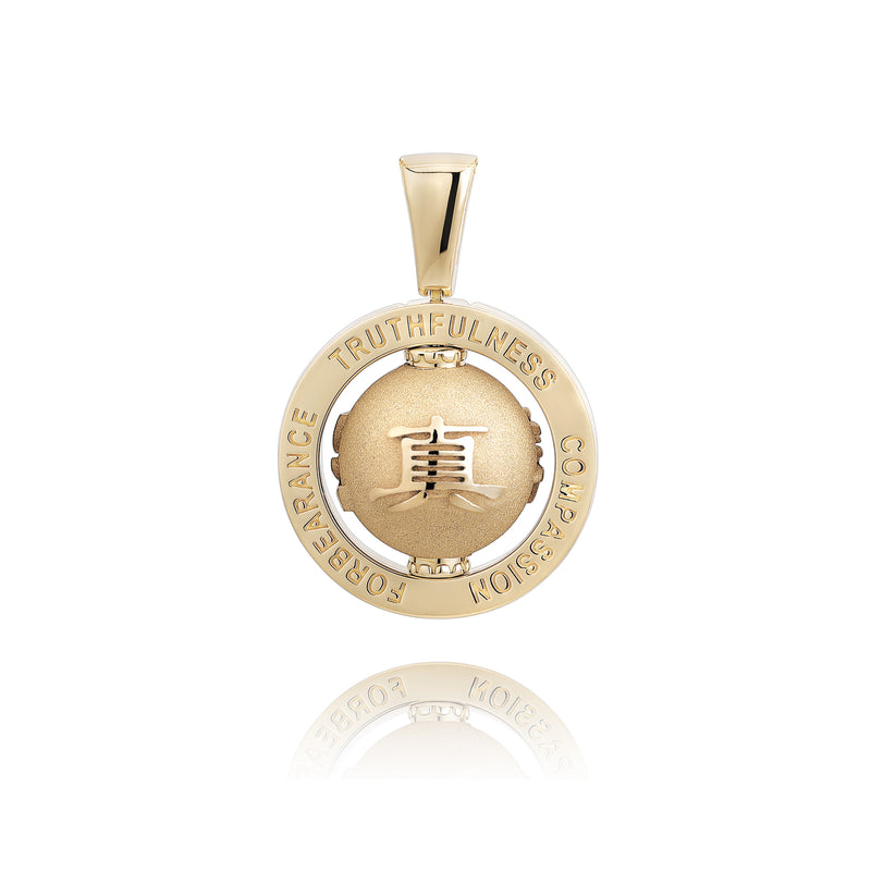 Zhen Shan Ren Timeless Heritage Pendant 18kt Yellow Gold | Shen Yun Collections