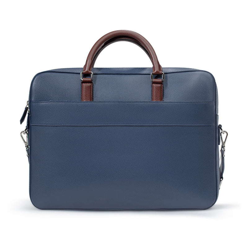 A Passage in Time Briefcase Blue Back View | Shen Yun Shop