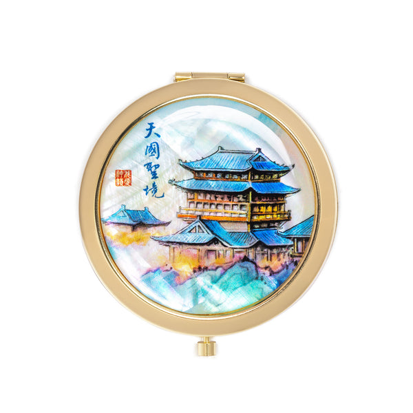 A Realm of Heavenly Wonders Compact Mirror Cover - Shen Yun Collections