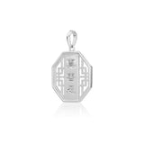 Zhen Shan Ren Wondrous Bliss Charm Silver 16mm Side | Shen Yun Collections