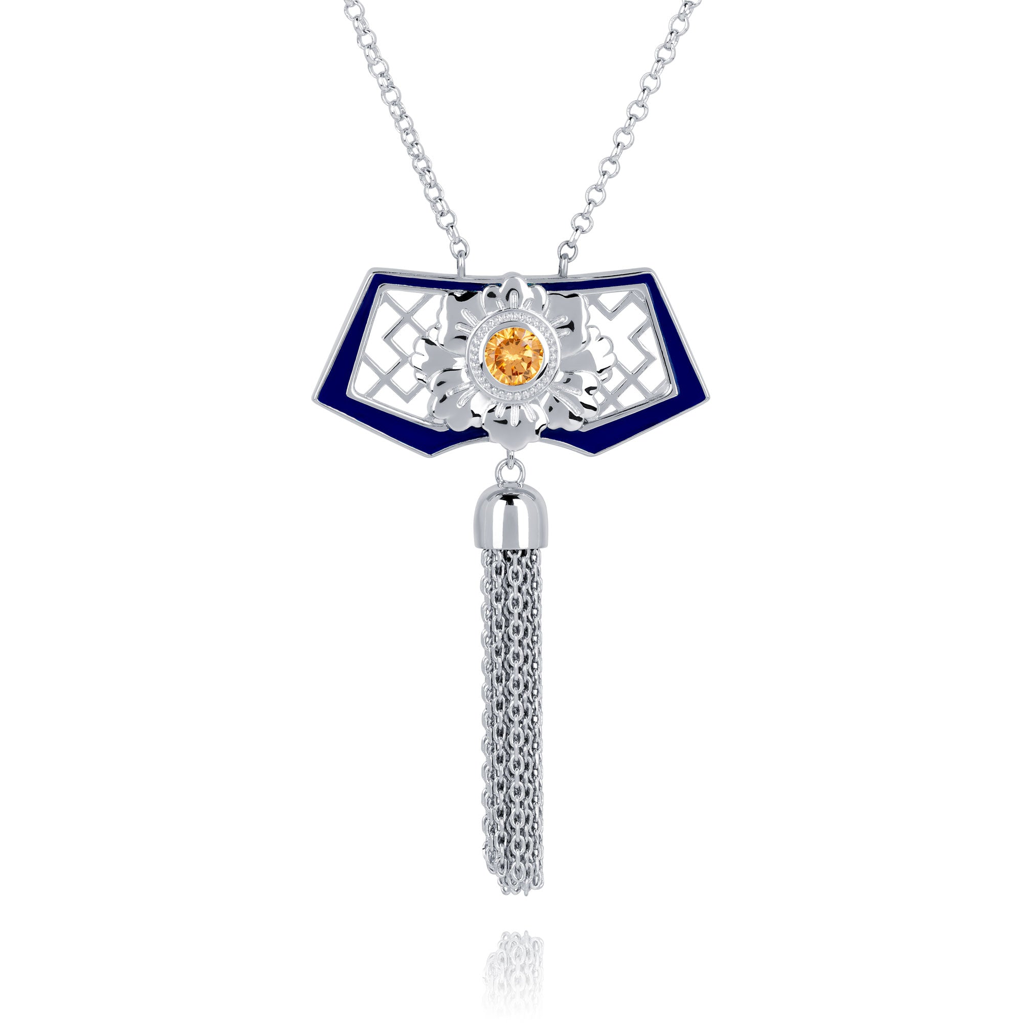 Manchurian Elegance Necklace Blue - Shen Yun Collections