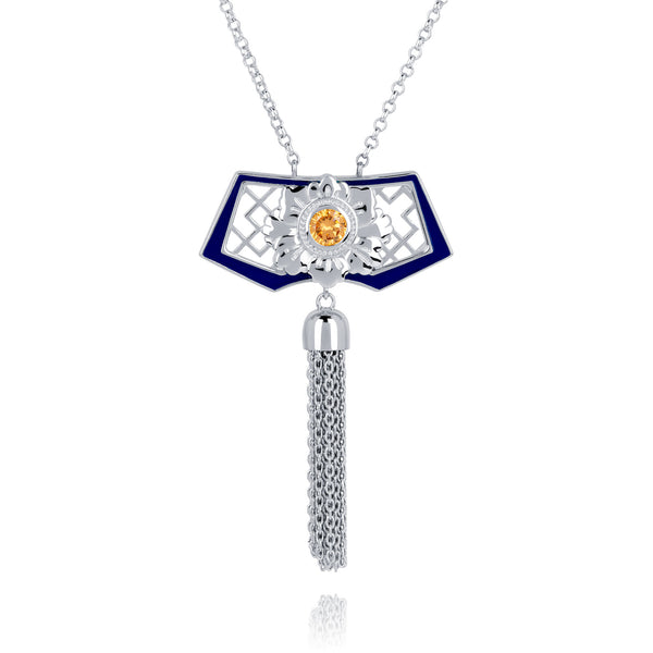 Manchurian Elegance Necklace Blue - Shen Yun Collections