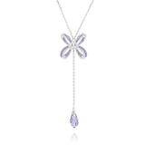 Blissful Knot Necklace Silver - Shen Yun Collections