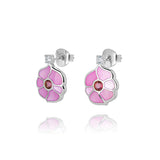 Windmill Grace Stud Earrings Pink Side - Shen Yun Collections