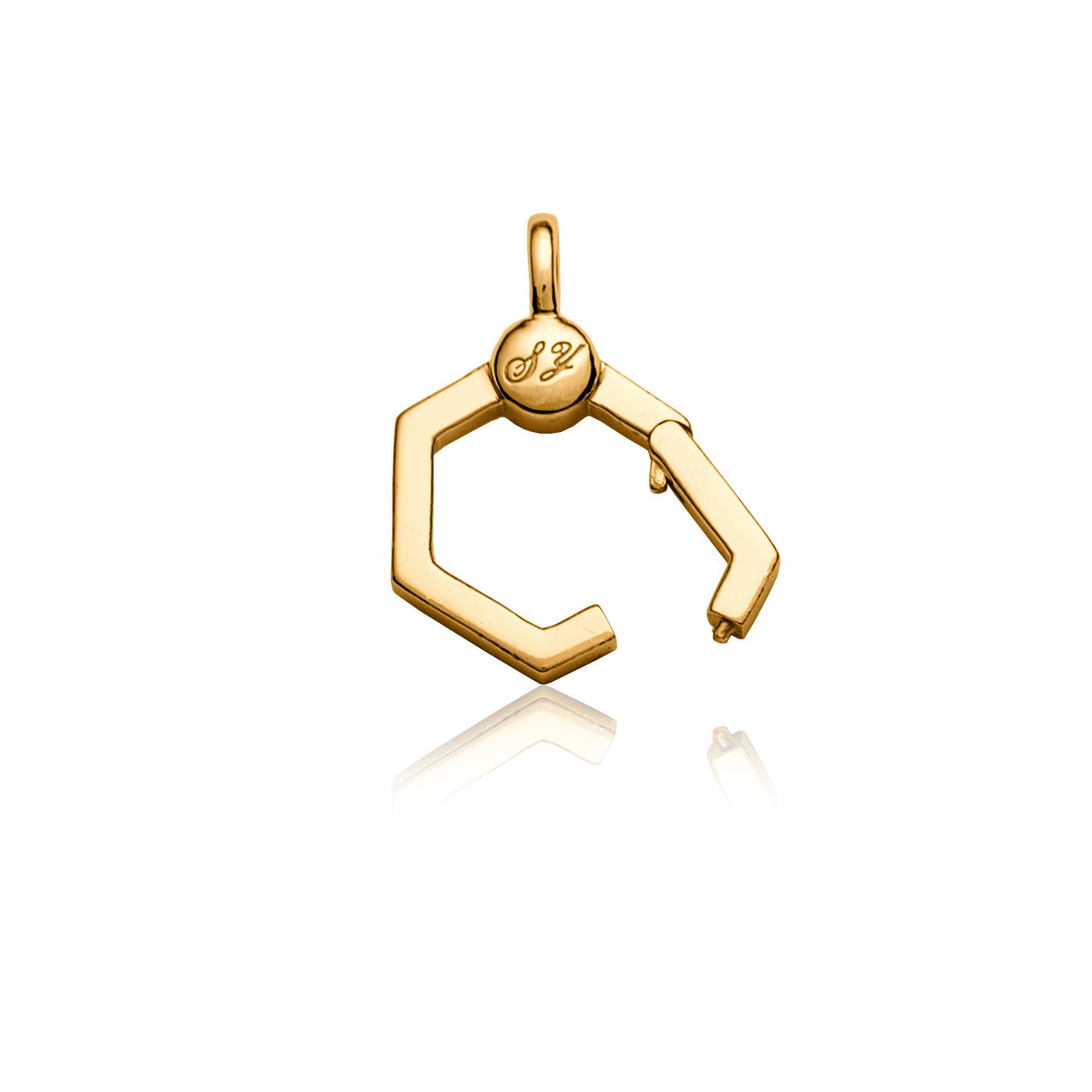 ノルディックウェア　charms Gold CC Sport Gold Lacrosse Charm Necklace by Chelsea Charles | Chelsea