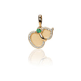 Charming Hulu Charm Gold Front View | Shen Yun Collections 