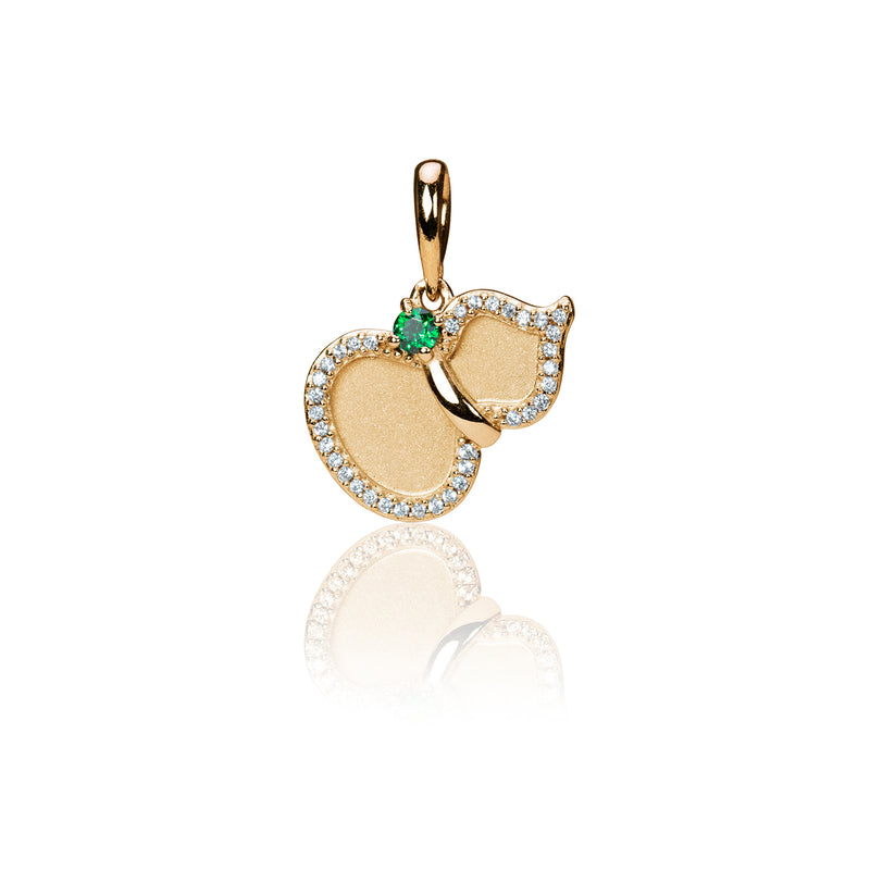 Charming Hulu Charm Gold Front View | Shen Yun Collections 