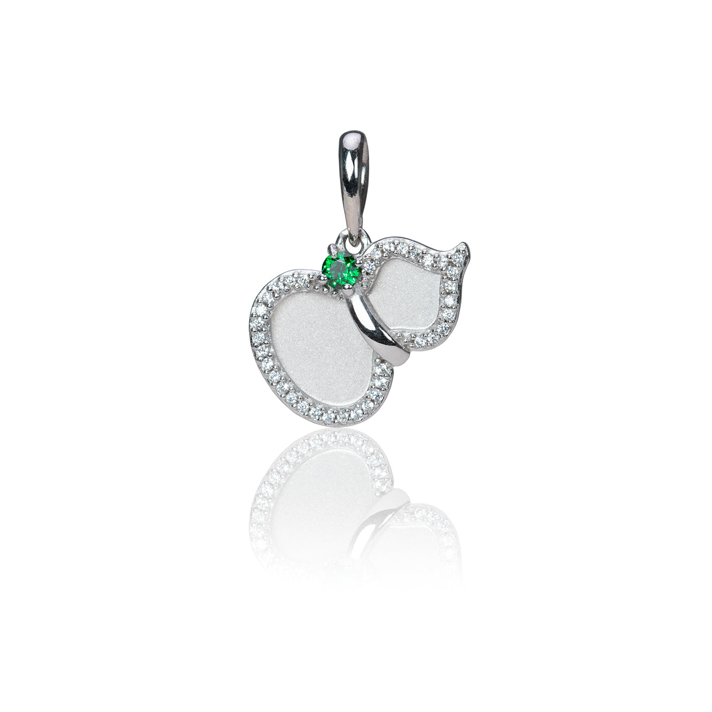Charming Hulu Charm Silver Front View | Shen Yun Collections