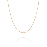 Curb Chain Necklace Gold 15+2" | Shen Yun Collections 