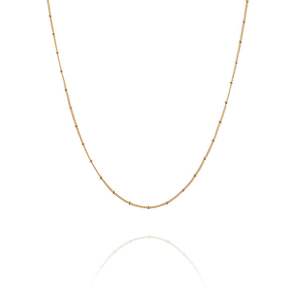 Curb Chain Necklace Gold 15+2" | Shen Yun Collections 