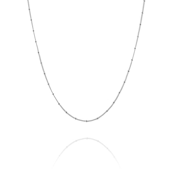 Curb Chain Necklace Silver 15+2" | Shen Yun Collections 