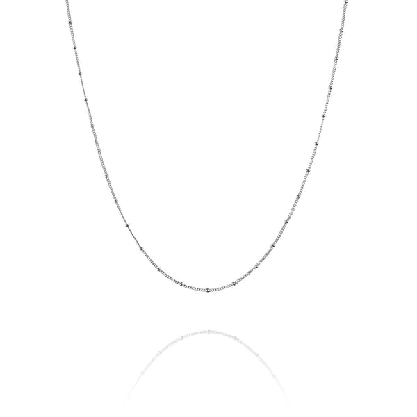 Curb Chain Necklace Silver 15+2" | Shen Yun Collections 