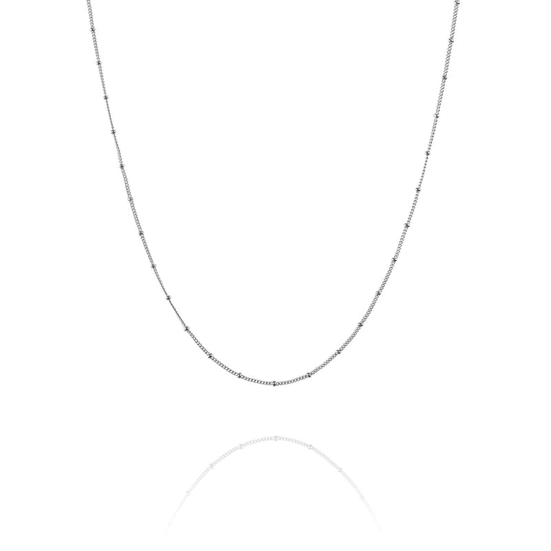 Curb Chain Necklace Silver 15+2" | Shen Yun Collections 