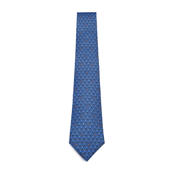 Devotion Tie Blue Front View | Shen Yun Collections