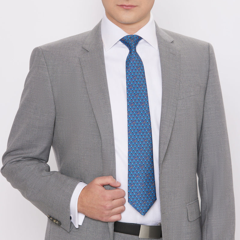 Devotion Tie Blue Model Image | Shen Yun Collections