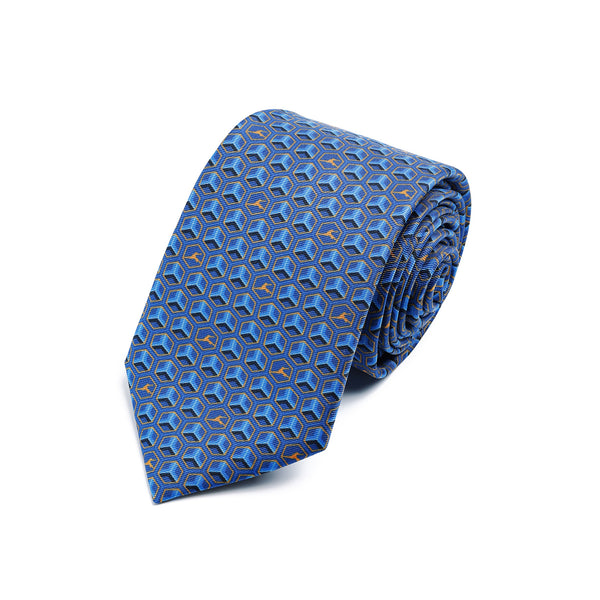 Devotion Tie Blue Roll View  | Shen Yun Collections