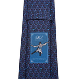 Devotion Tie Dark Blue Back View | Shen Yun Collections