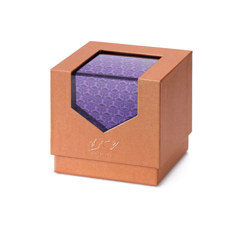 Devotion Tie Purple Box View | Shen Yun Collections