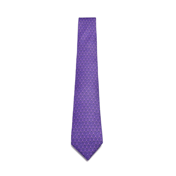 Devotion Tie Purple Front View | Shen Yun Collections