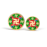 Falun Pins Green Large And Small | Shen Yun Collections 