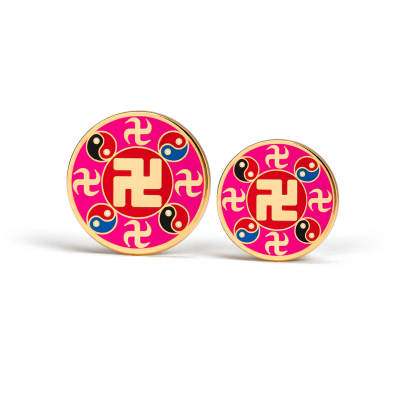 Falun Pins Pink Large And Small | Shen Yun Collections