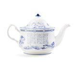 Poets of the Orchid Pavilion Teapot Oval 600ml Side View 4 - Shen Yun Collections