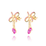 Blissful Knot Earrings Gold