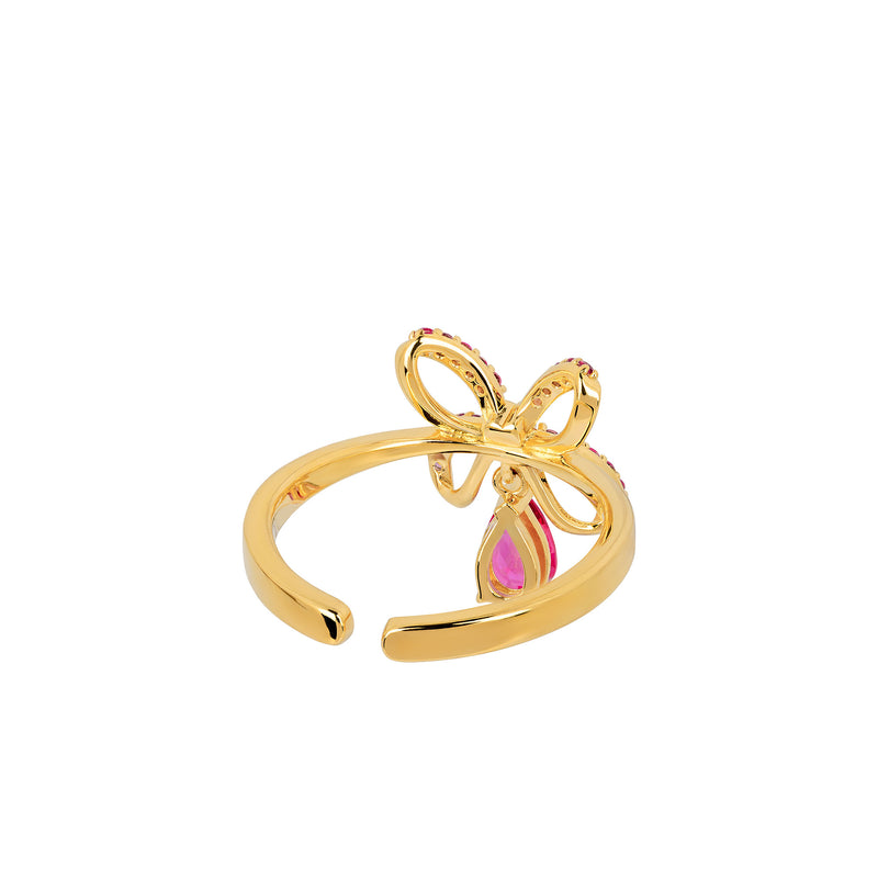 Blissful Knot Ring Gold