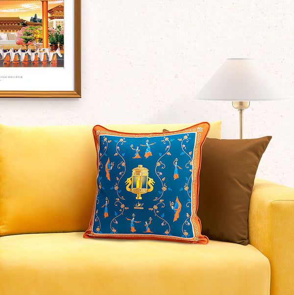 Lantern Grace Cushion Cover Lifestyle Image | Shen Yun Collections