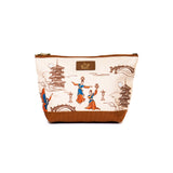 Lantern Grace Pouch Beige Front | Shen Yun Collections