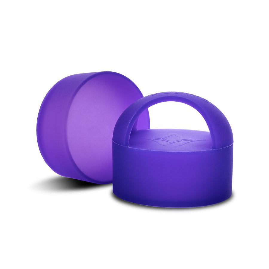 Gemstone Bottle Anti-Slip Silicone Grip Handle Amethyst - Shen Yun Collections
